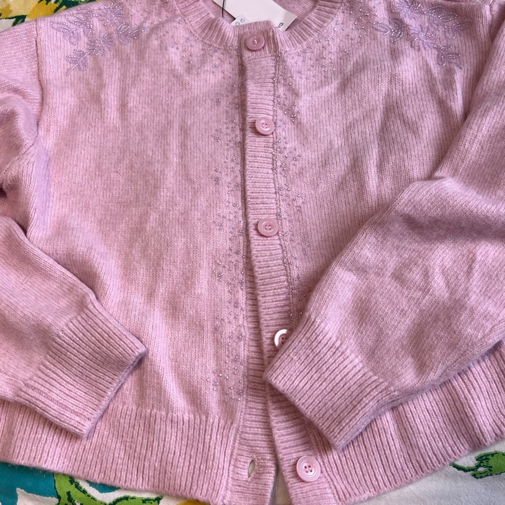 Mango Soft Pink Knit Wool Sweater - Picture 6 of 9